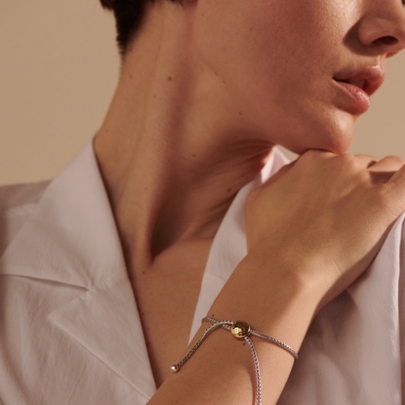 John Hardy Palu Silver 18K Chain Bracelet - Picture 4 of 6